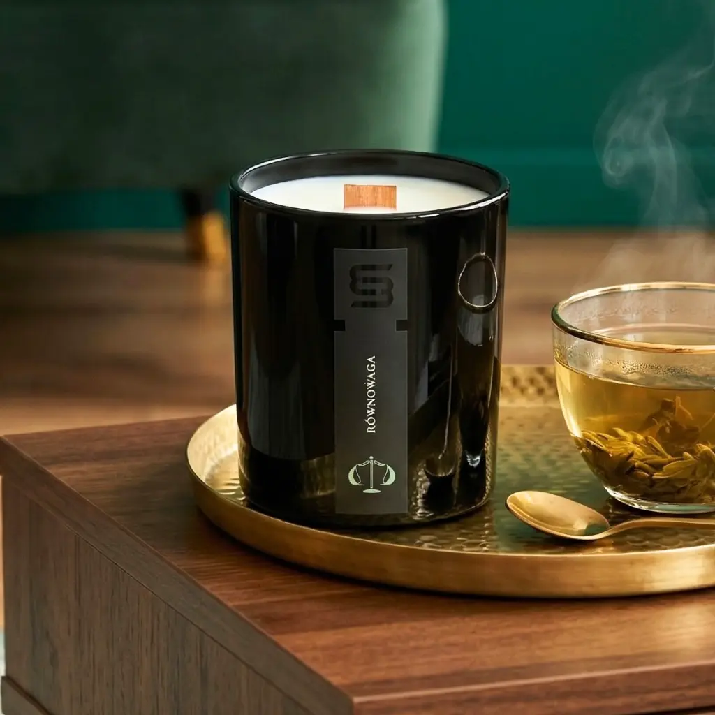 Sojowa świeca zapachowa Blimaro relaks odpoczynek medytacja