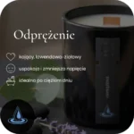 Sojowa świeca zapachowa Odprężenie Blimaro informacja
